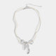 Pilar Necklace - Silver