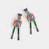 Dangle Legs Nutcracker Earrings