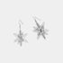 3D Snowflake Earring