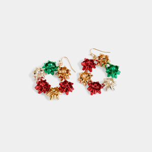 Bow Wreath Earring - Multi