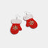 Beaded Mitten Earring