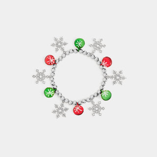 Christmas Charm Jingle Bracelet - Silver