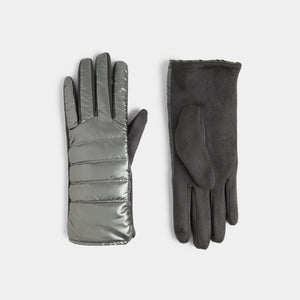 Puffer Touchscreen Gloves - Gunmetal