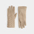 Matte Chevron Puffer Touchscreen Gloves