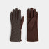Matte Chevron Puffer Touchscreen Gloves