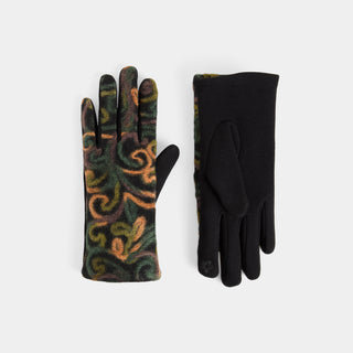 Felted Swirls Touchscreen Gloves
