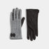 Darling Bow Houndstooth Touchscreen Gloves