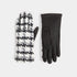 Houndstooth Touchscreen Gloves