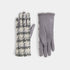 Houndstooth Touchscreen Gloves