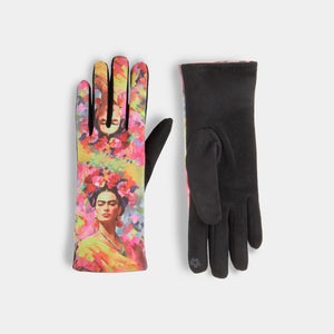 Journey's End Touchscreen Gloves - Colorful Woman