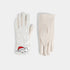 Embroidered Santa Kitty Touchscreen Gloves
