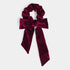Velvet Bow Scrunchie