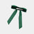 Velvet Bow Hair Clip - Evergreen
