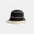 Sherpa Trim Bucket Hat - Black