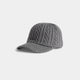 Sweater Knit Baseball Hat - Grey