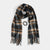 Woven Scarf + Bracelet Set - Black