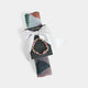 Knit Scarf + Bracelet Set - Multi Strokes
