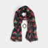 Cardinal Scarf + Bracelet Set