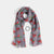 Cardinal Scarf + Bracelet Set - Grey