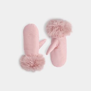 Below Zero Mitten - Dusty Rose