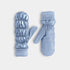 Faux Leather Puffer Mitten