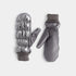 Faux Leather Puffer Mitten