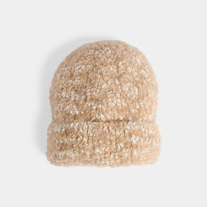 Confetti Knit Beanie - Tan