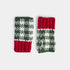 Holly Houndstooth Knit Fingerless Gloves