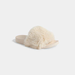 Fuzzy Slides - Winter White