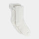 Bow Back Slipper Socks - Winter White