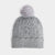 Sweet Scallop Knit Hat - Grey