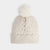 Sweet Scallop Knit Hat - Cream