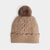 Sweet Scallop Knit Hat - Mocha