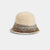 Horizon Stripe Sherpa Bucket Hat - Cream