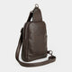 Talia (Double Compartment)Sling Bag - Chocolate