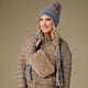Estelle Faux Fur Sling Bag - Grey
