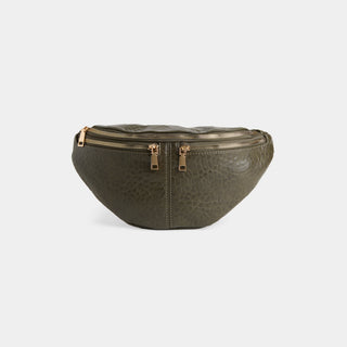 Presley Textured Sling + Belt Bag - Olive