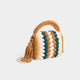 Lucinda Braided Crossbody - Tan Multi