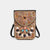 Artisan Beaded Crossbody - Black/White Marble