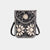 Artisan Beaded Crossbody - Black/White