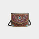 Artisan Beaded Envelope Crossbody - Desert Tan/Pink