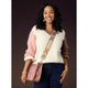 Alma Saddle Crossbody - Dusty Rose