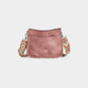 Alma Saddle Crossbody - Dusty Rose