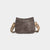 Alma Saddle Crossbody - Dark Grey