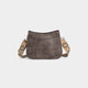 Alma Saddle Crossbody - Dark Grey