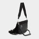 Jessie Tassel Crossbody + Shoulder Bag - Black