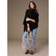 Priscilla Faux Fur Tote - Grey