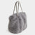 Priscilla Faux Fur Tote - Grey