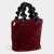 Larsa Faux Fur Wristlet - Merlot