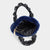Larsa Faux Fur Wristlet - Midnight Blue